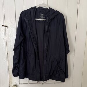 LL Bean Rain Coat | Navy Blue | XL